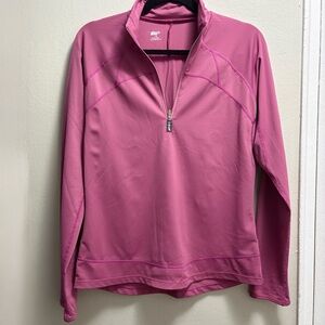 Mountain Co-op Equipment Pink Half Zip Long Sleeve Women’s Large MEC activewear